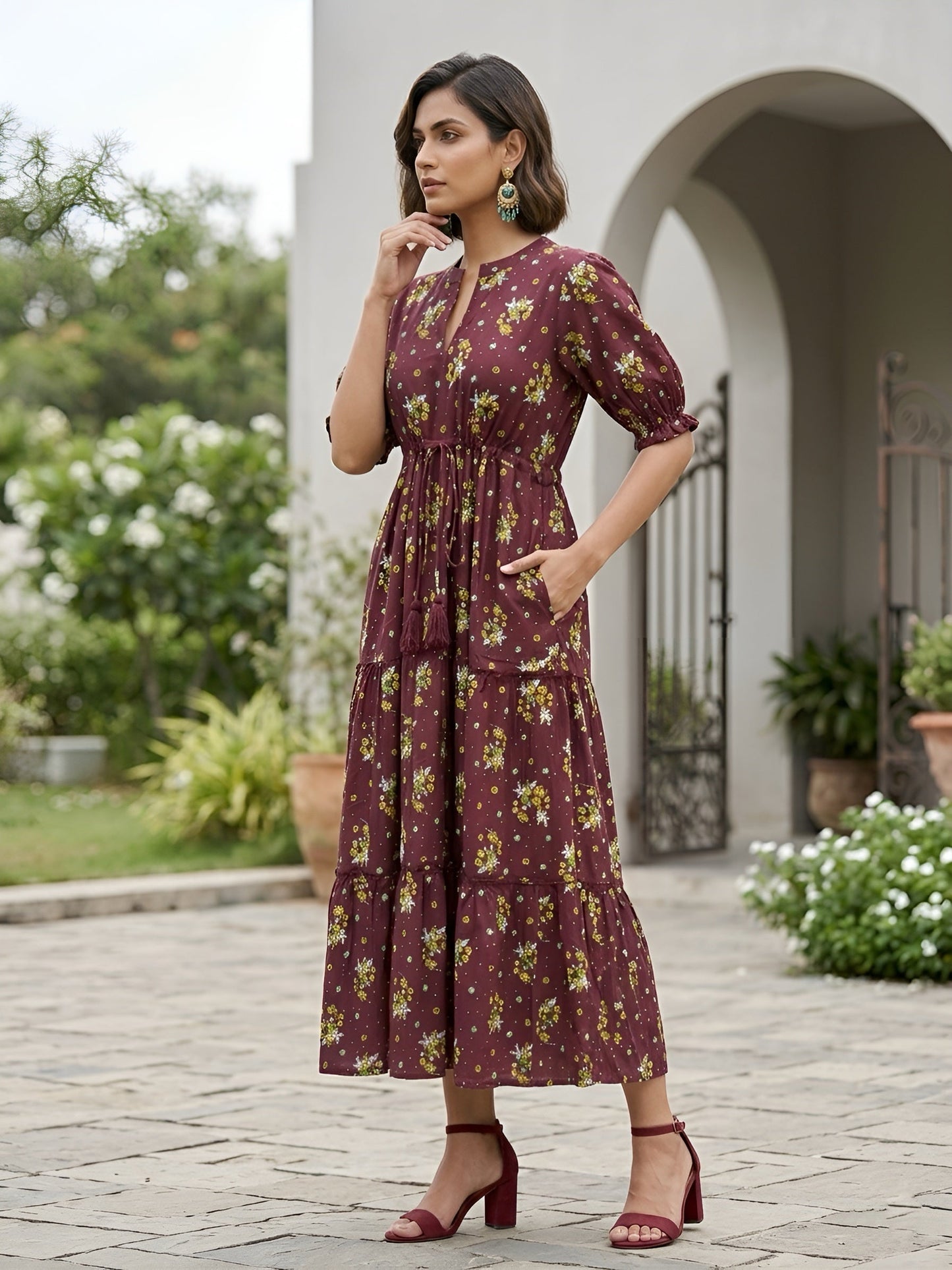 Floral Printed Dress