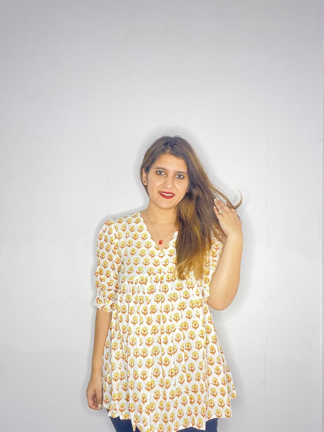 Cotton Printed Top