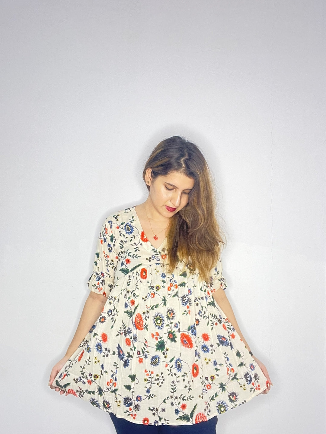 Cotton Printed Top