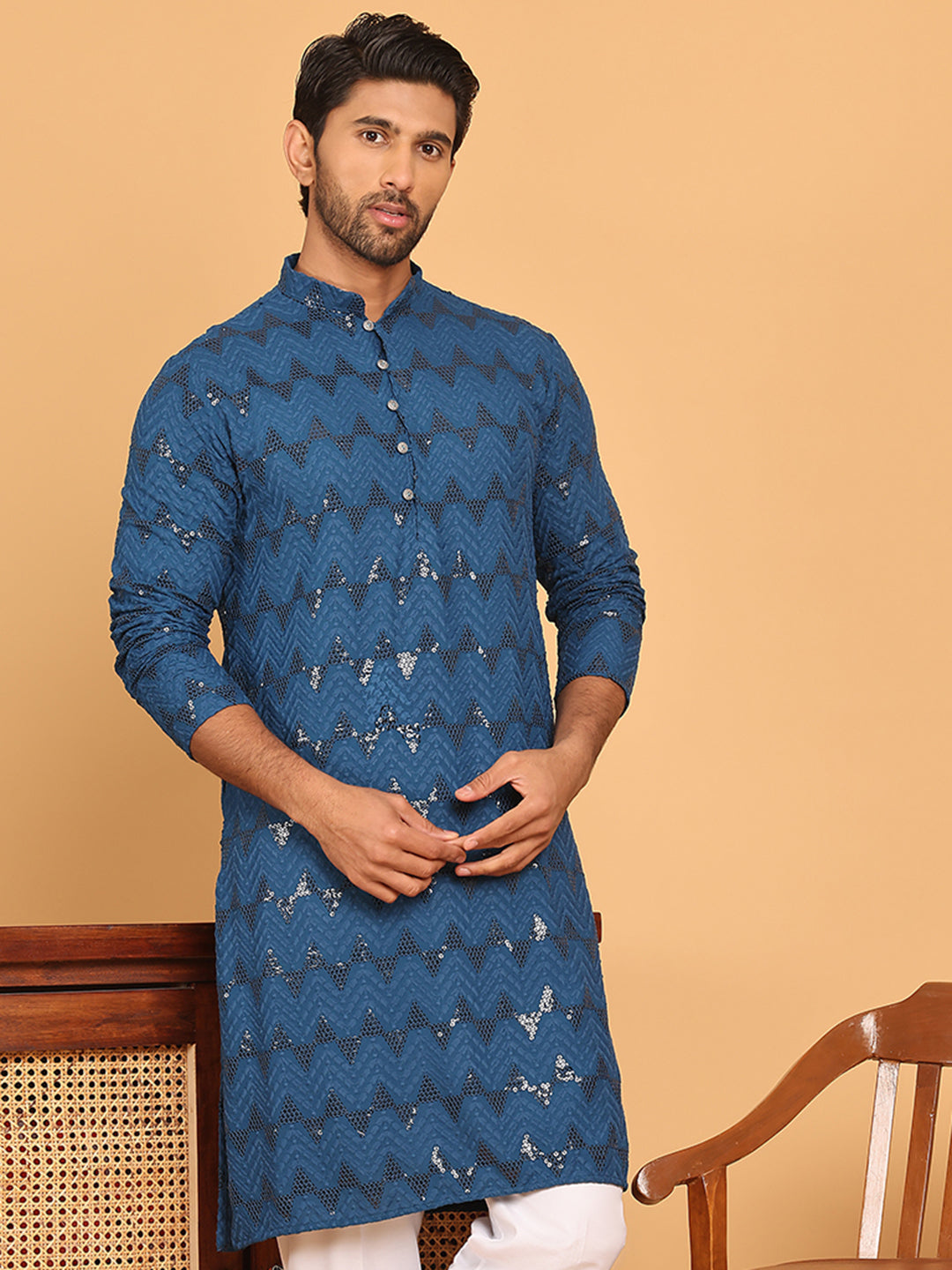 Sequin & Embroidered Kurtas