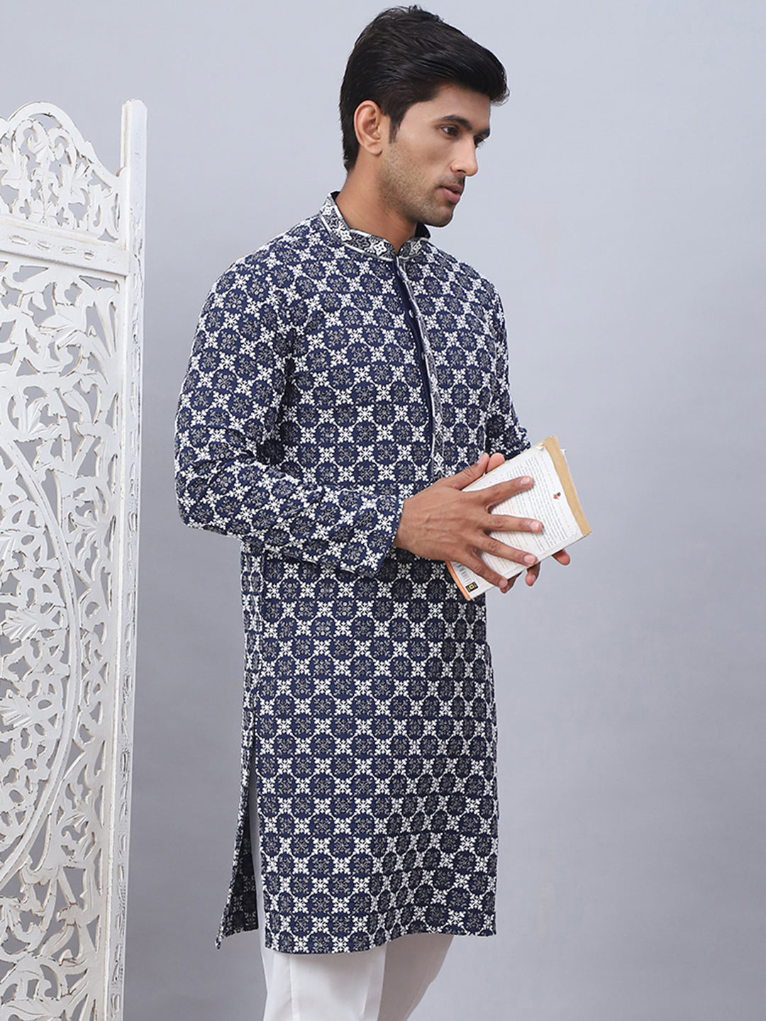 Embroidered & Sequins Kurtas For Men.