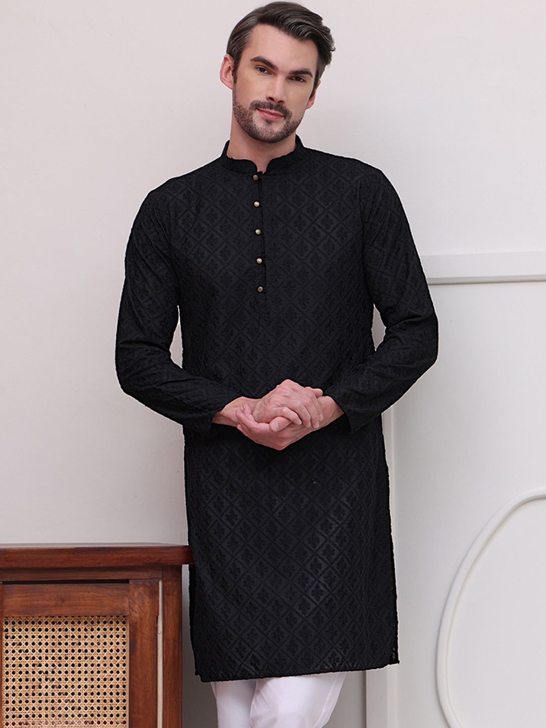 Embroidered Cotton Kurtas