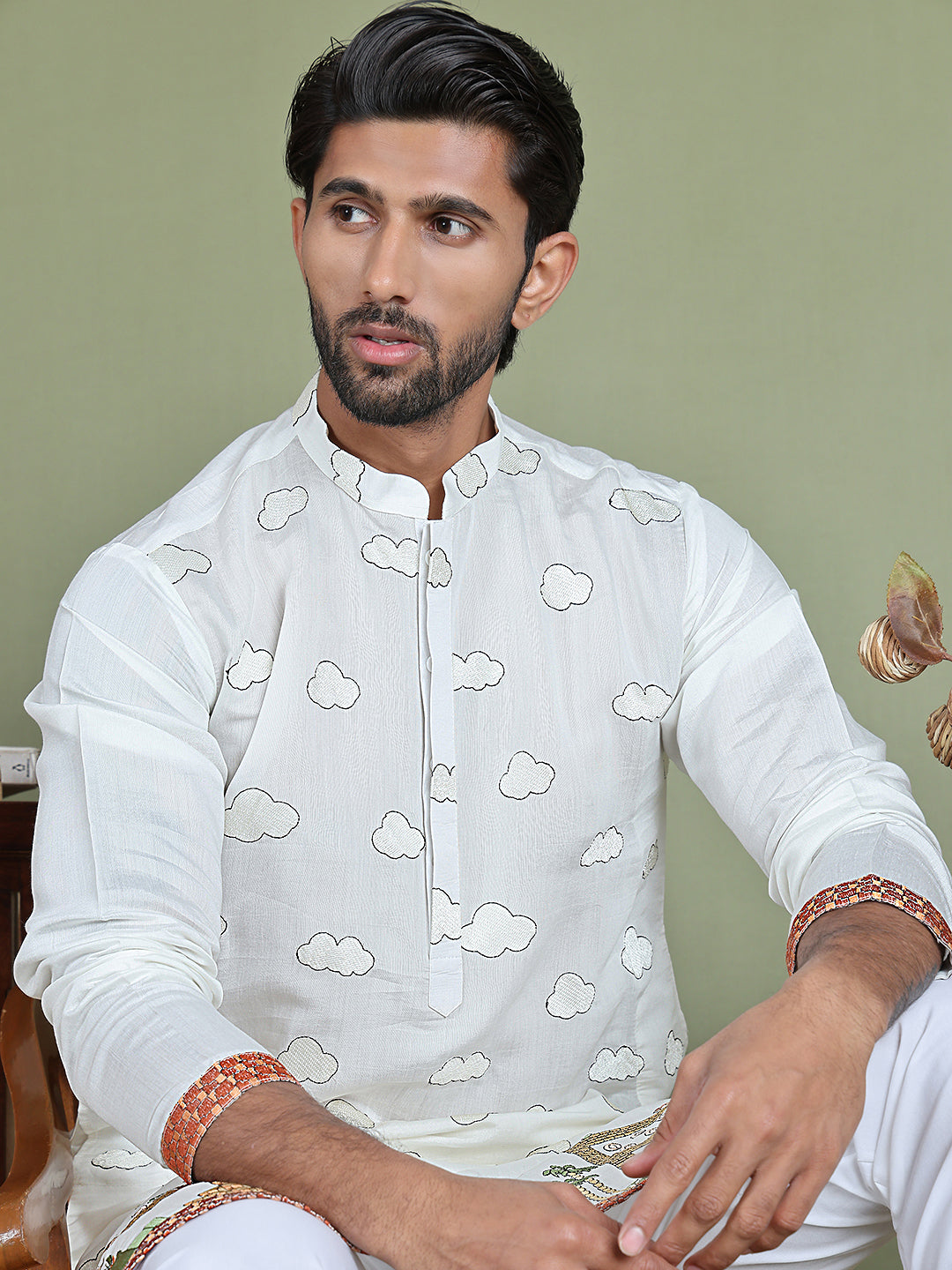 Embroidered And Sequins Kurtas