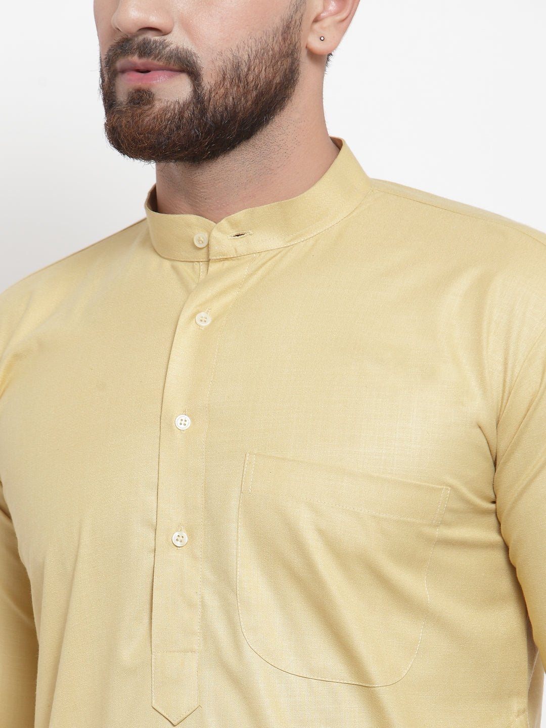 Men'S Solid Cotton Kurtas