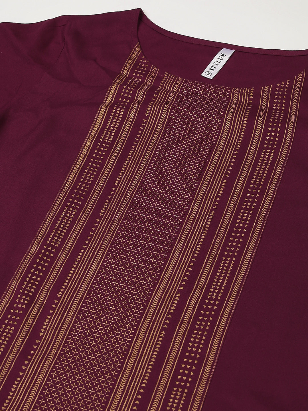 Women Striped Print Rayon Straight Kurta Pant Set (Pre-Order)