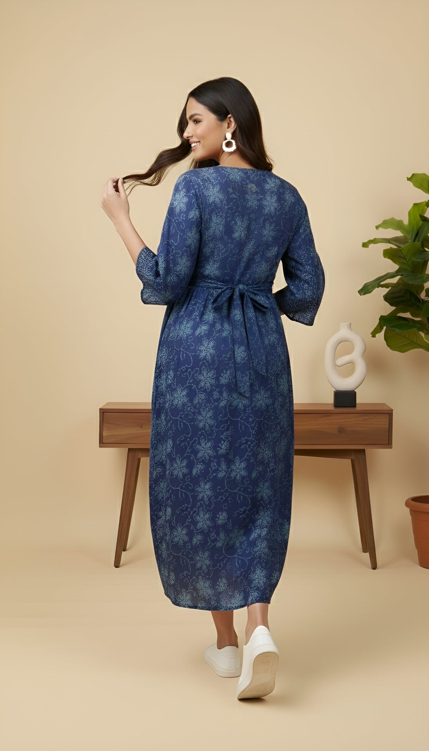 Printed Maternity Dress for Women