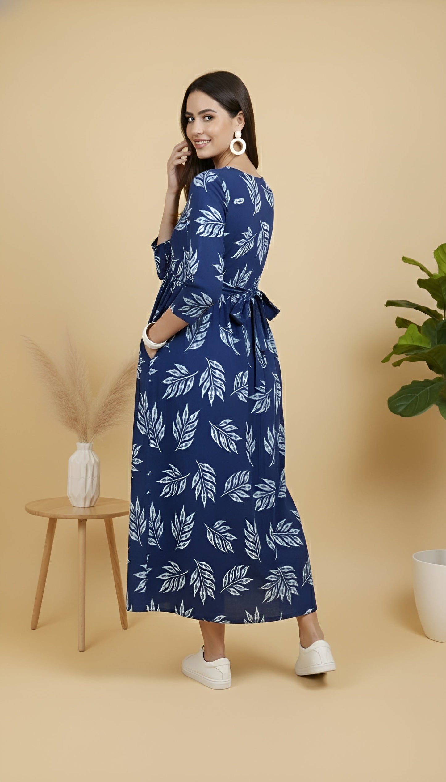 Printed Maternity Dress for Women