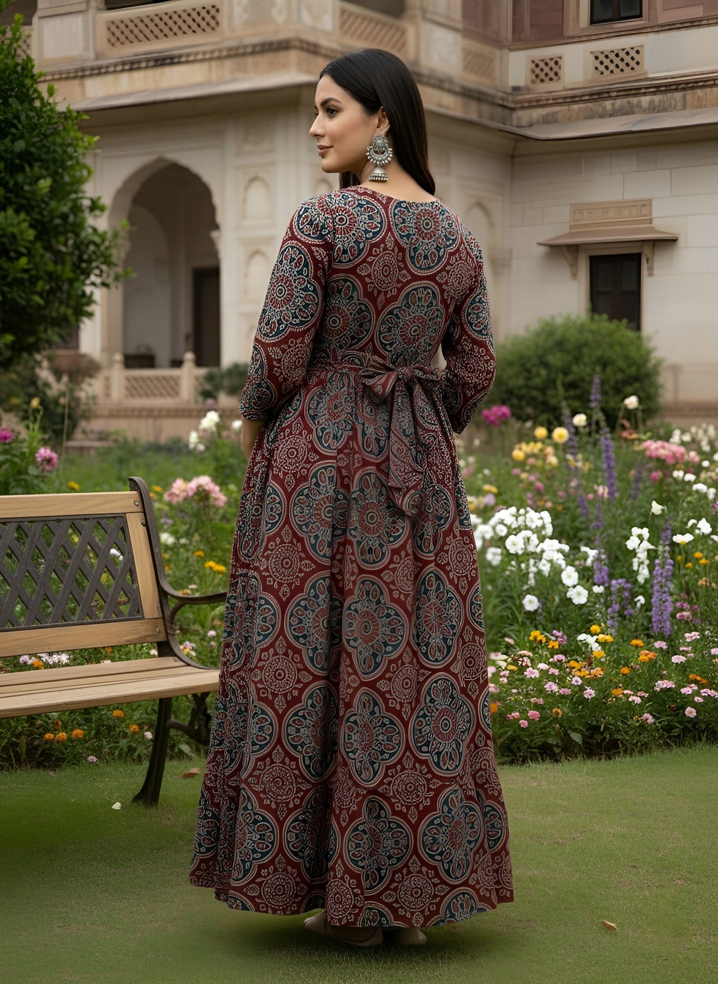 Printed Maternity Dress
