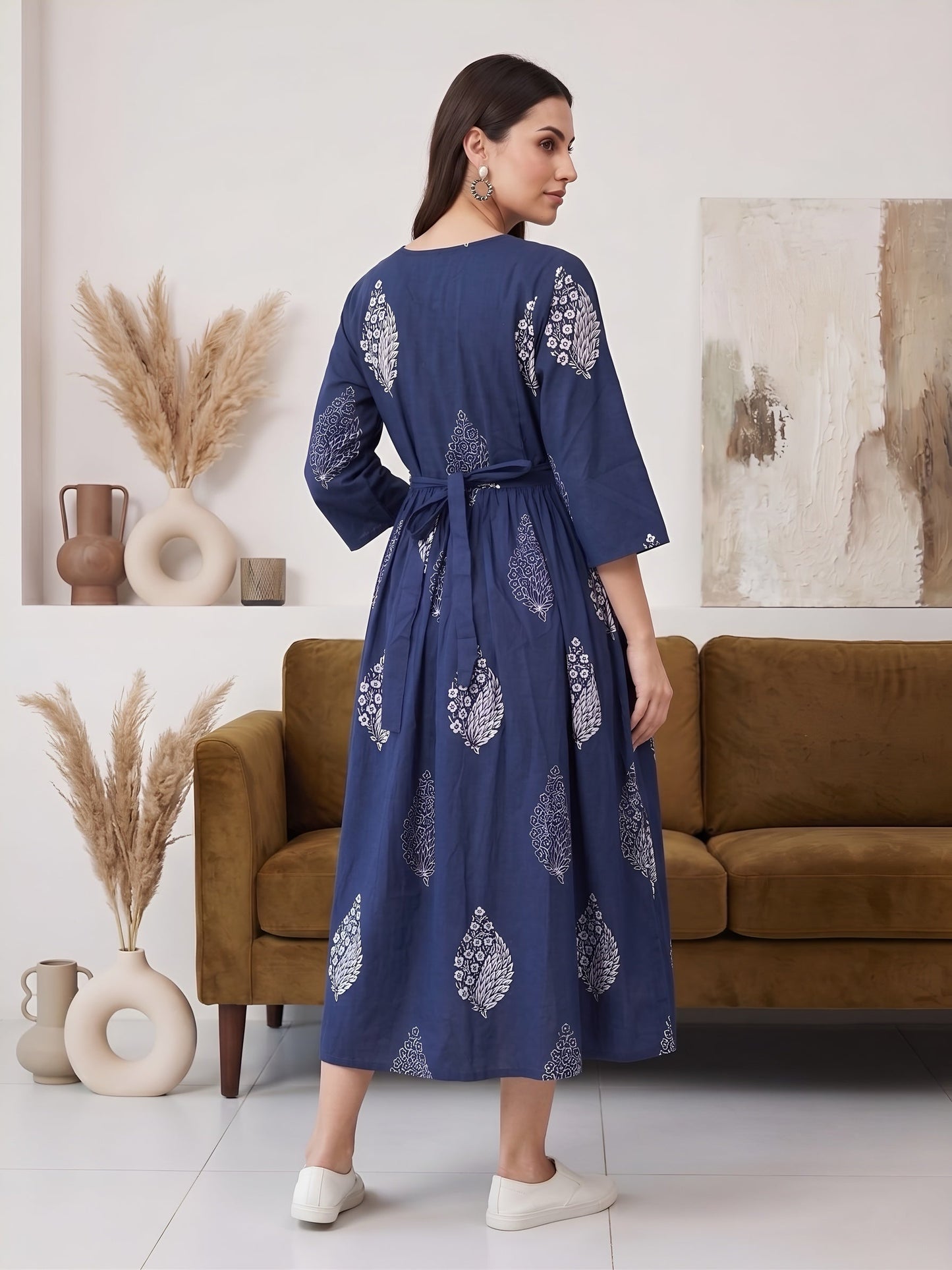 Printed Maternity Dress