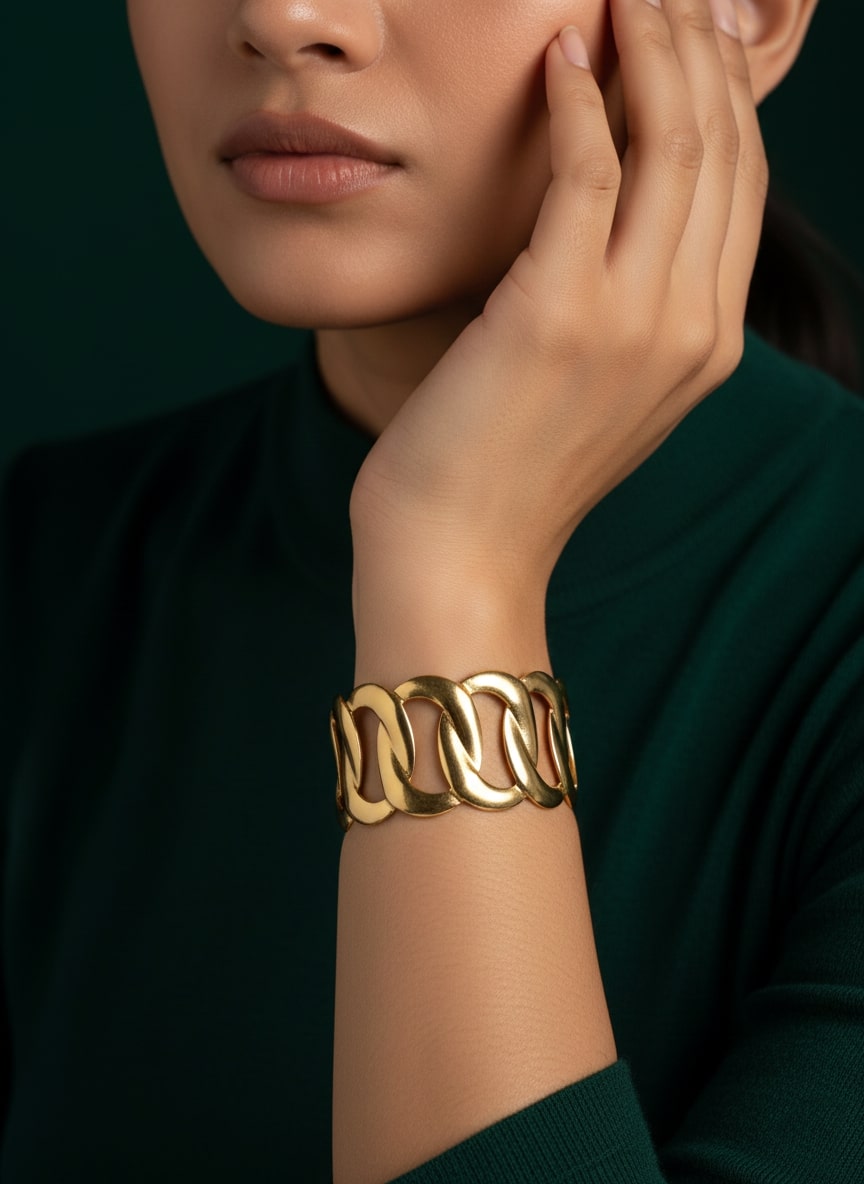 Designer Antique Link Style Bracelet