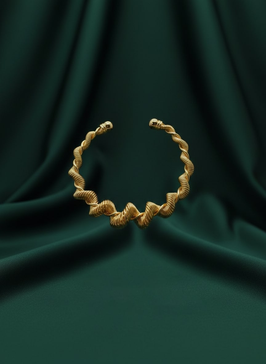 Beautiful Bangle-Style Cuff Bracelet