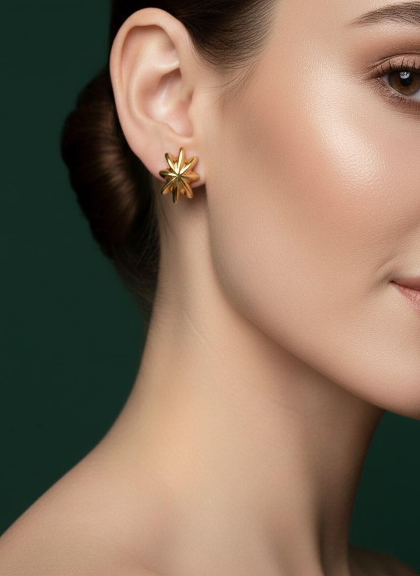 Stylish Star Shaped Studs