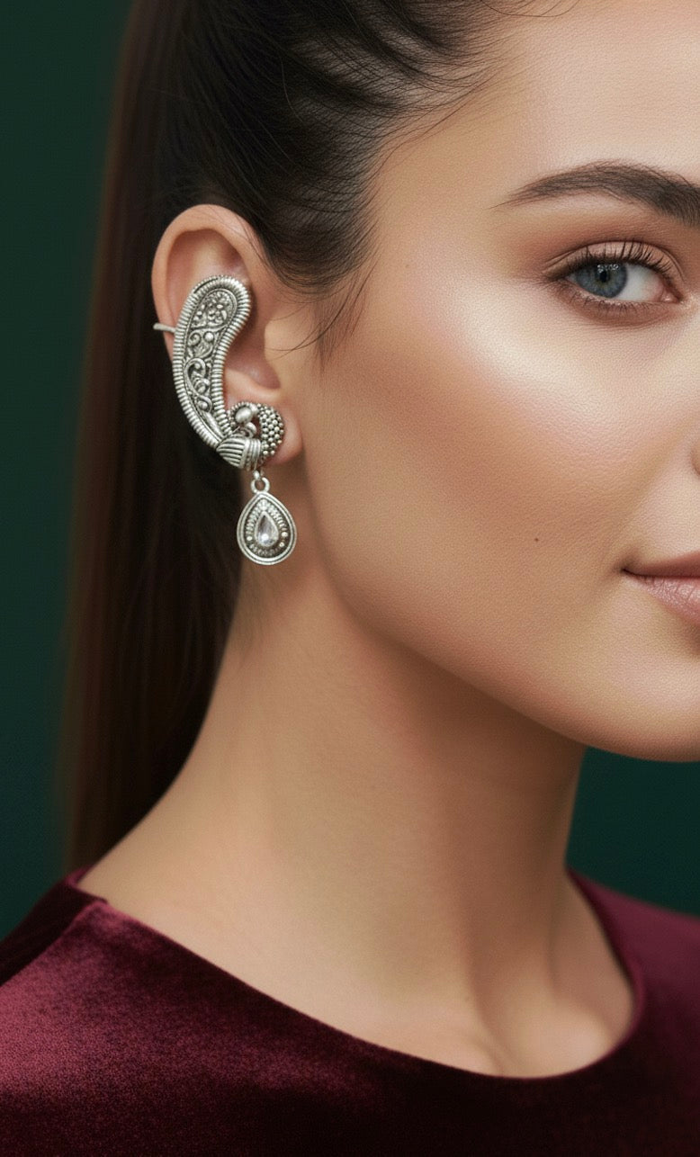 German silver Unique Design Ear Cuff