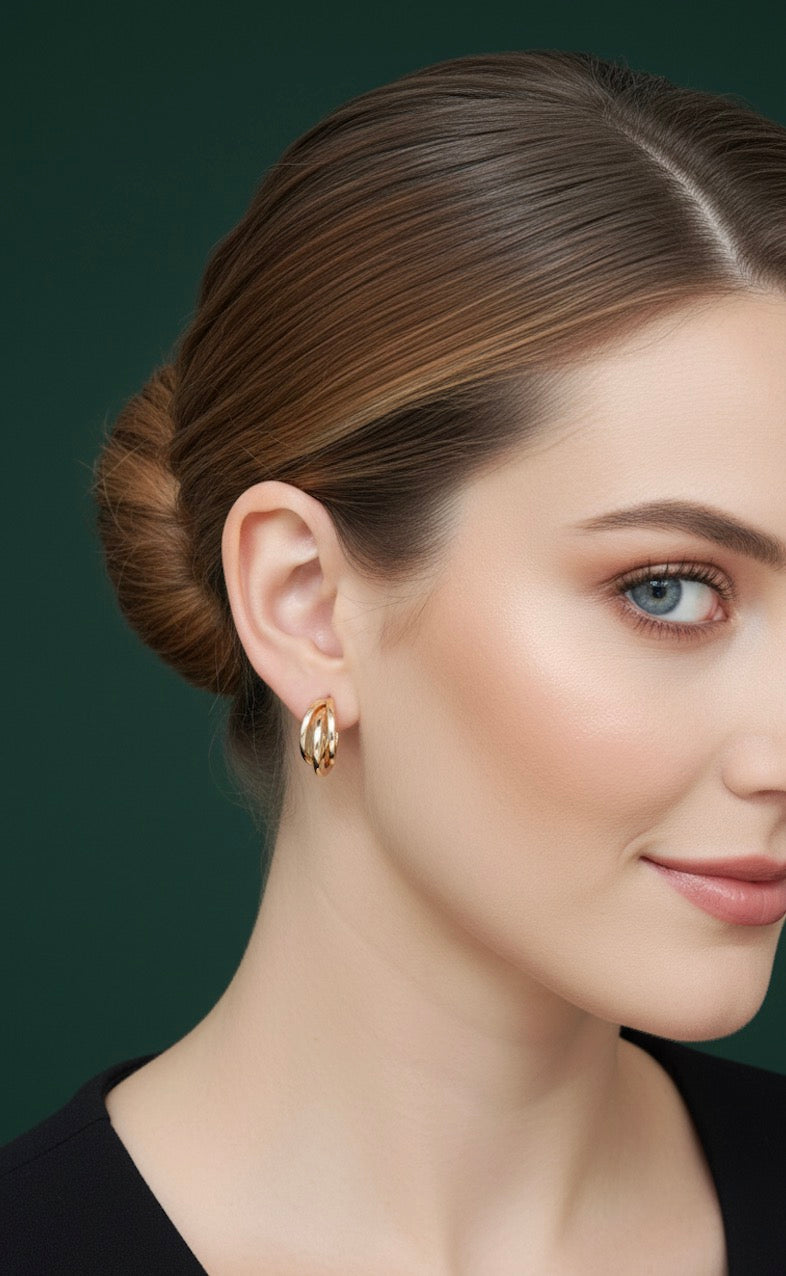 Gold Plated Mini Hoops