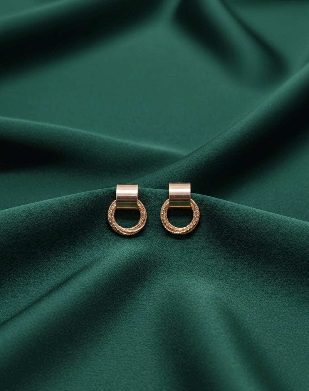 Women Gold Plated Hoops