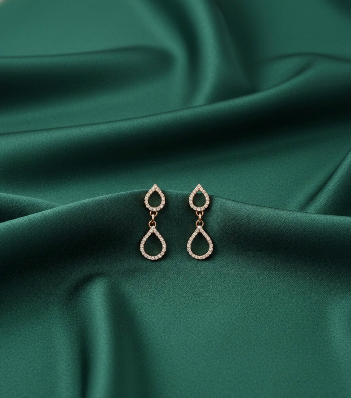 Trendy Rose gold Earrings