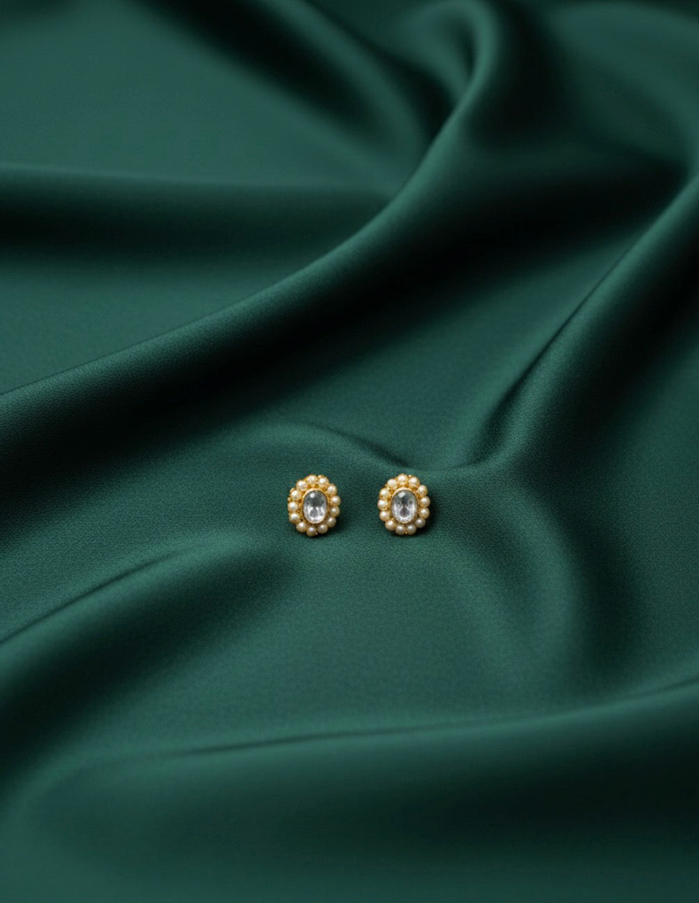 Gold Looking Mini Diamond Studs