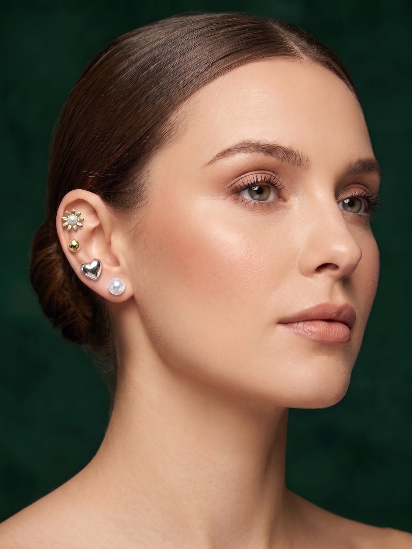 Pack Of 7 Unique-Design Mini Studs