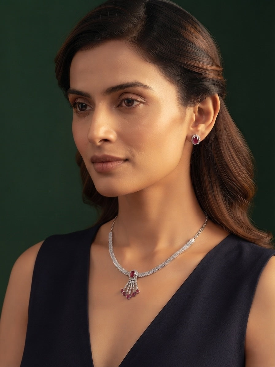 American Daimond Jewellery Set