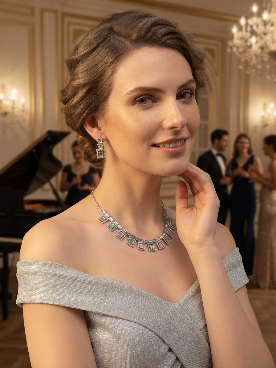 American Daimond Jewellery Set
