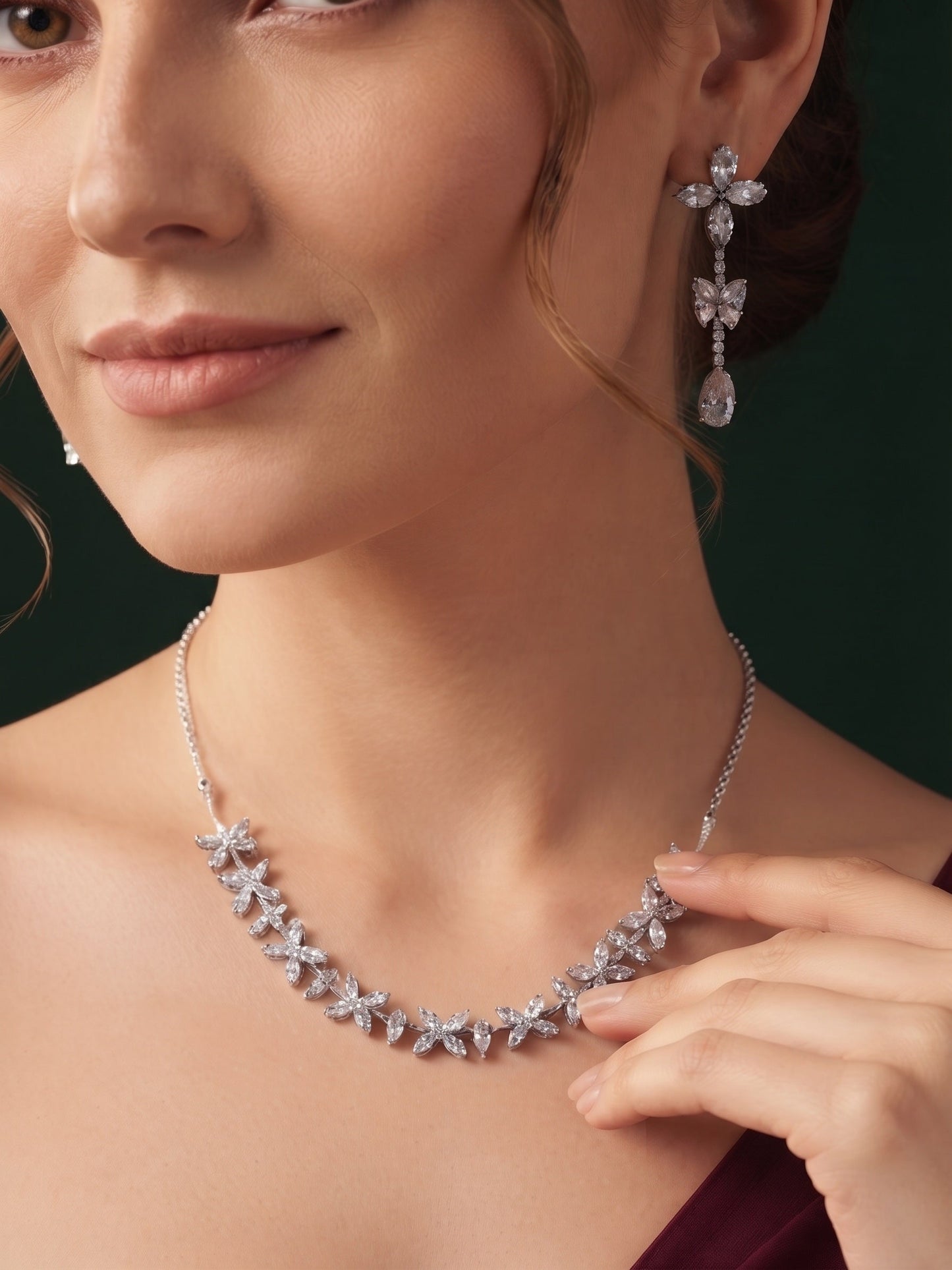 American Daimond Jewellery Set