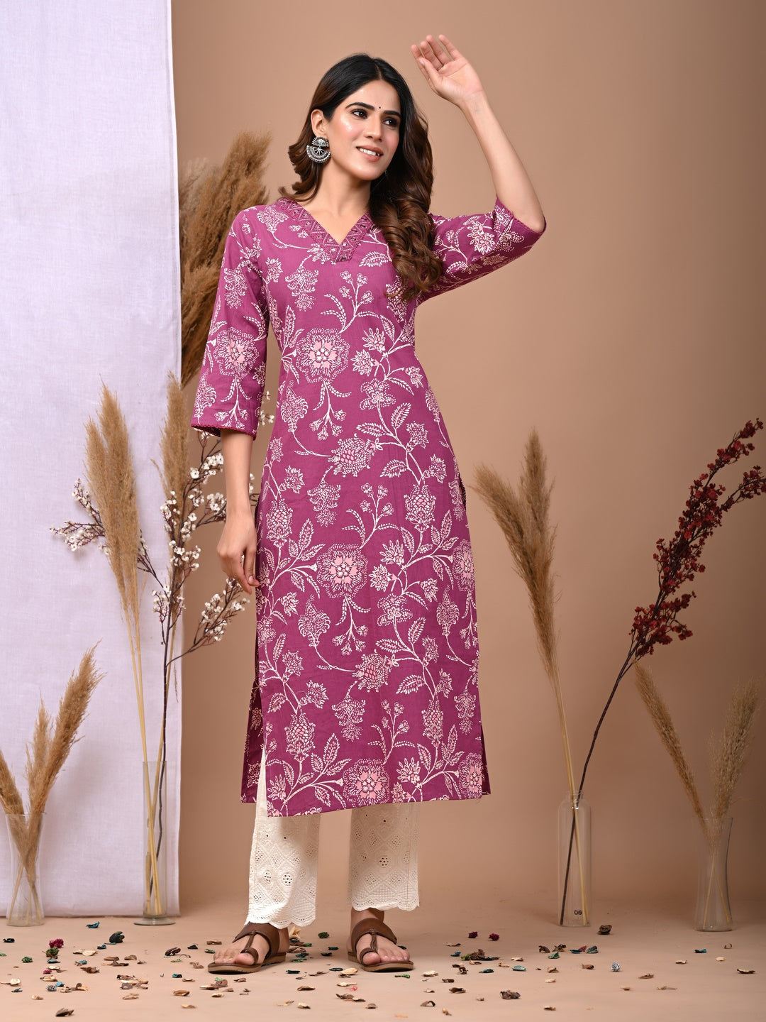 Printed Cotton Kurti For Women