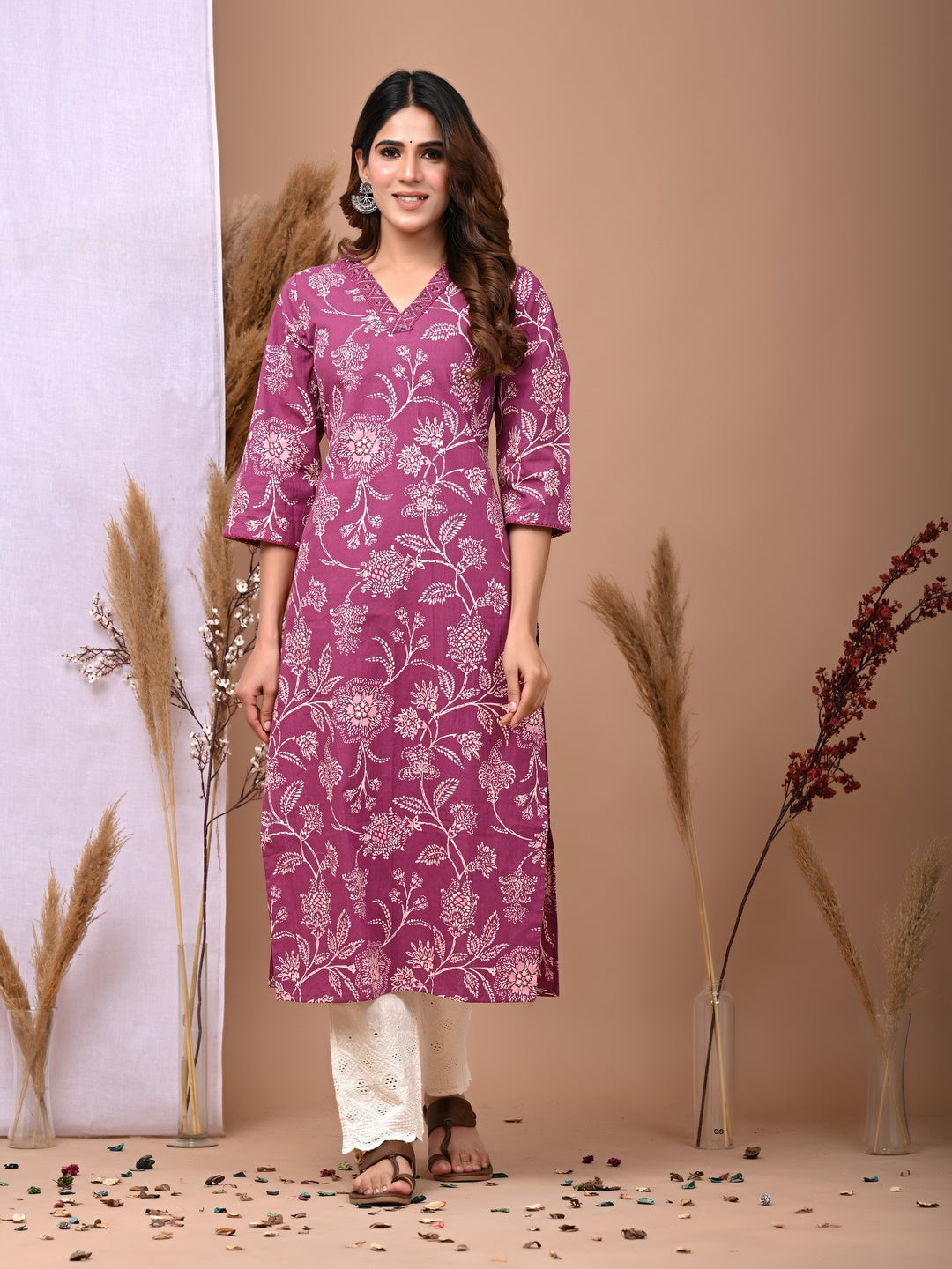 Printed Cotton Kurti For Women