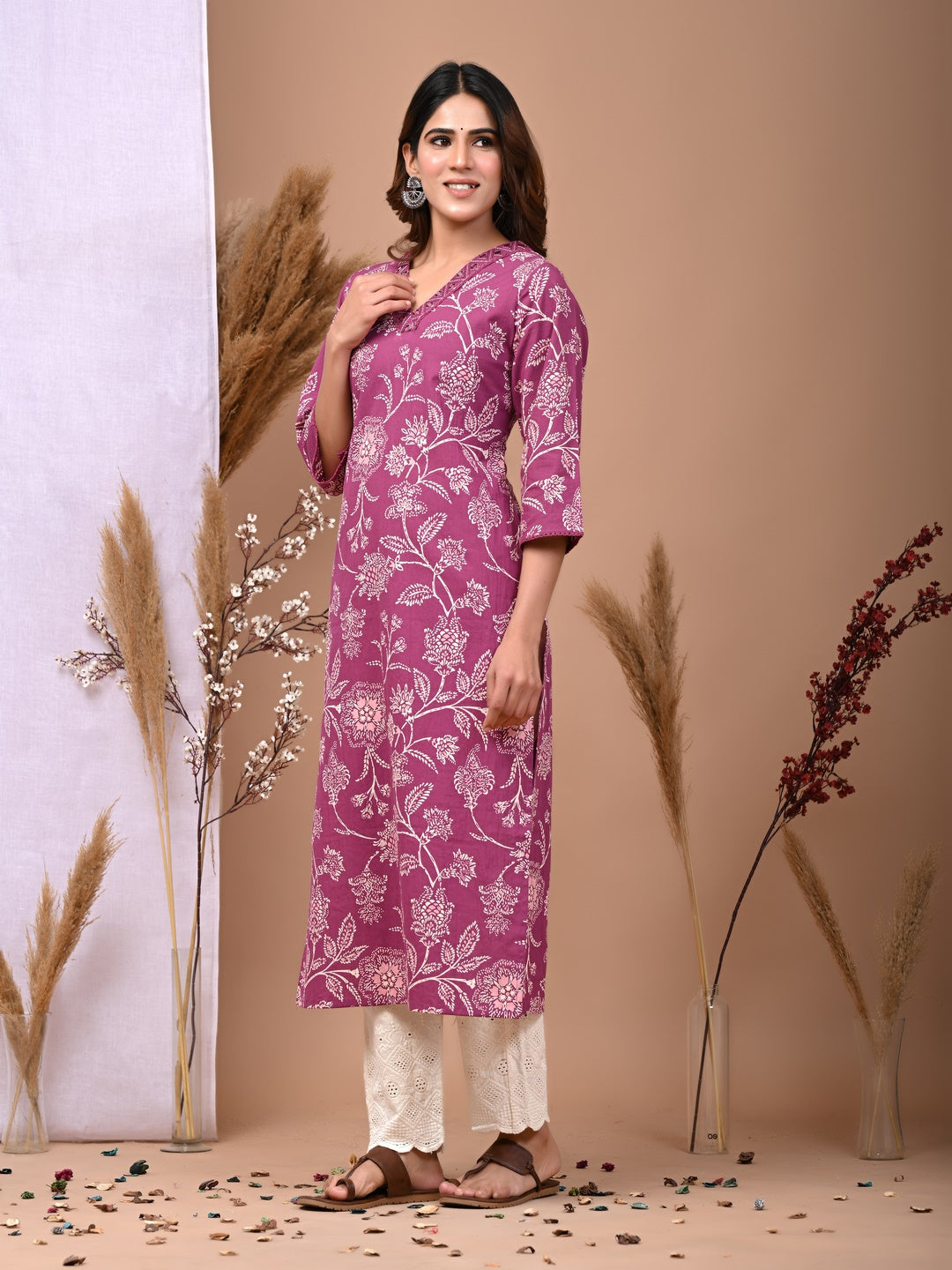 Printed Cotton Kurti For Women