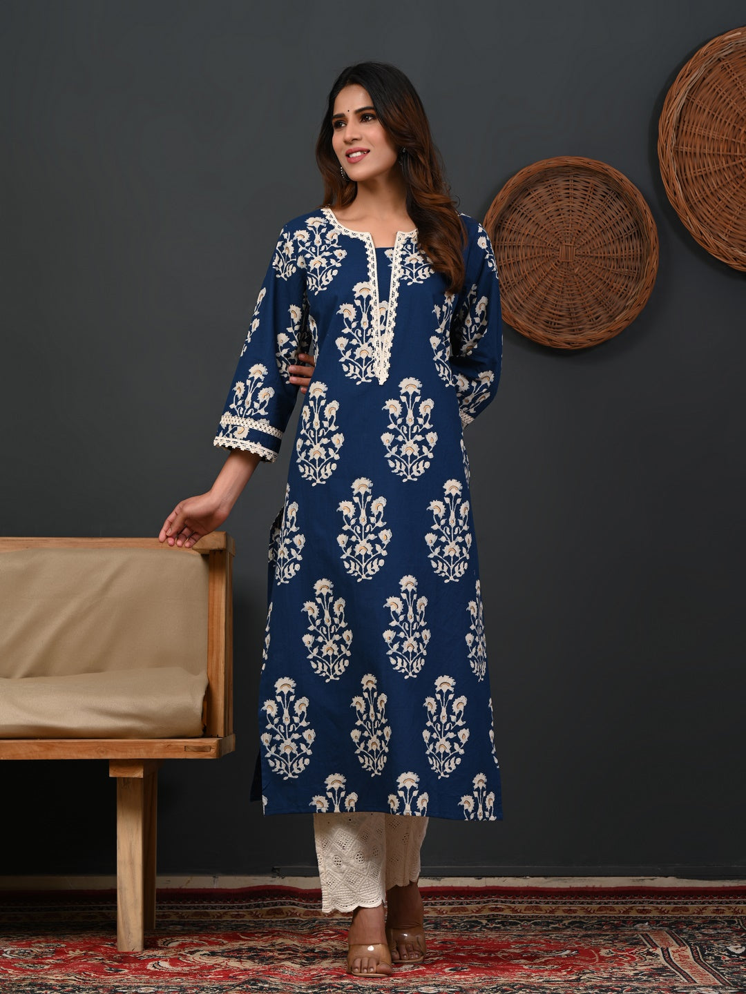 Printed Cotton Kurti For Women