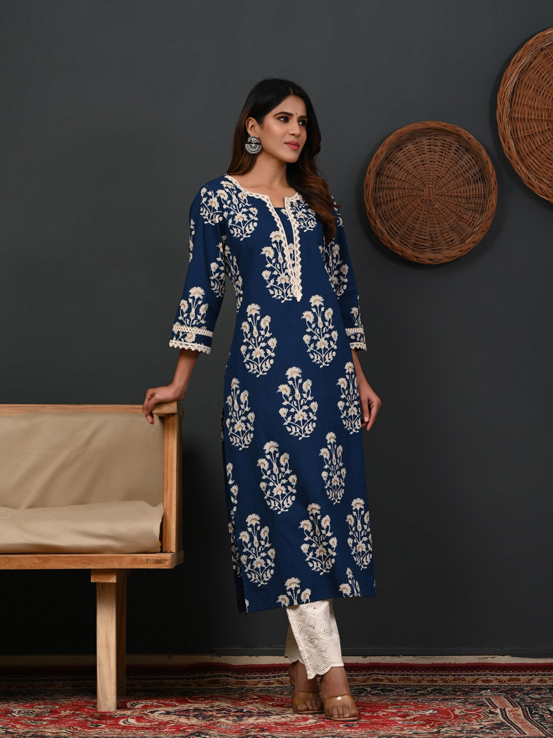 Printed Cotton Kurti For Women