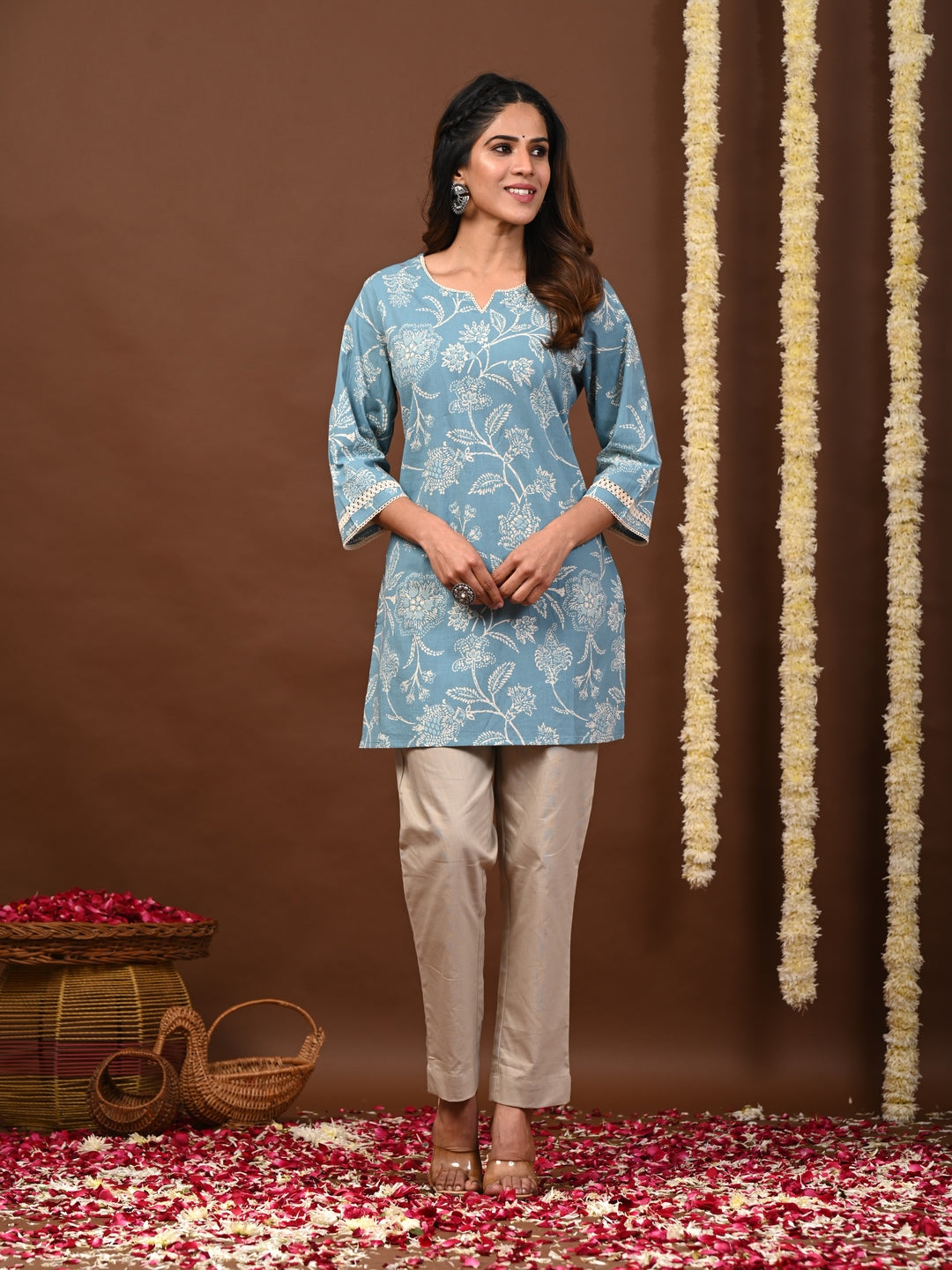 Rimeline green printed kurti – wholesale supplier