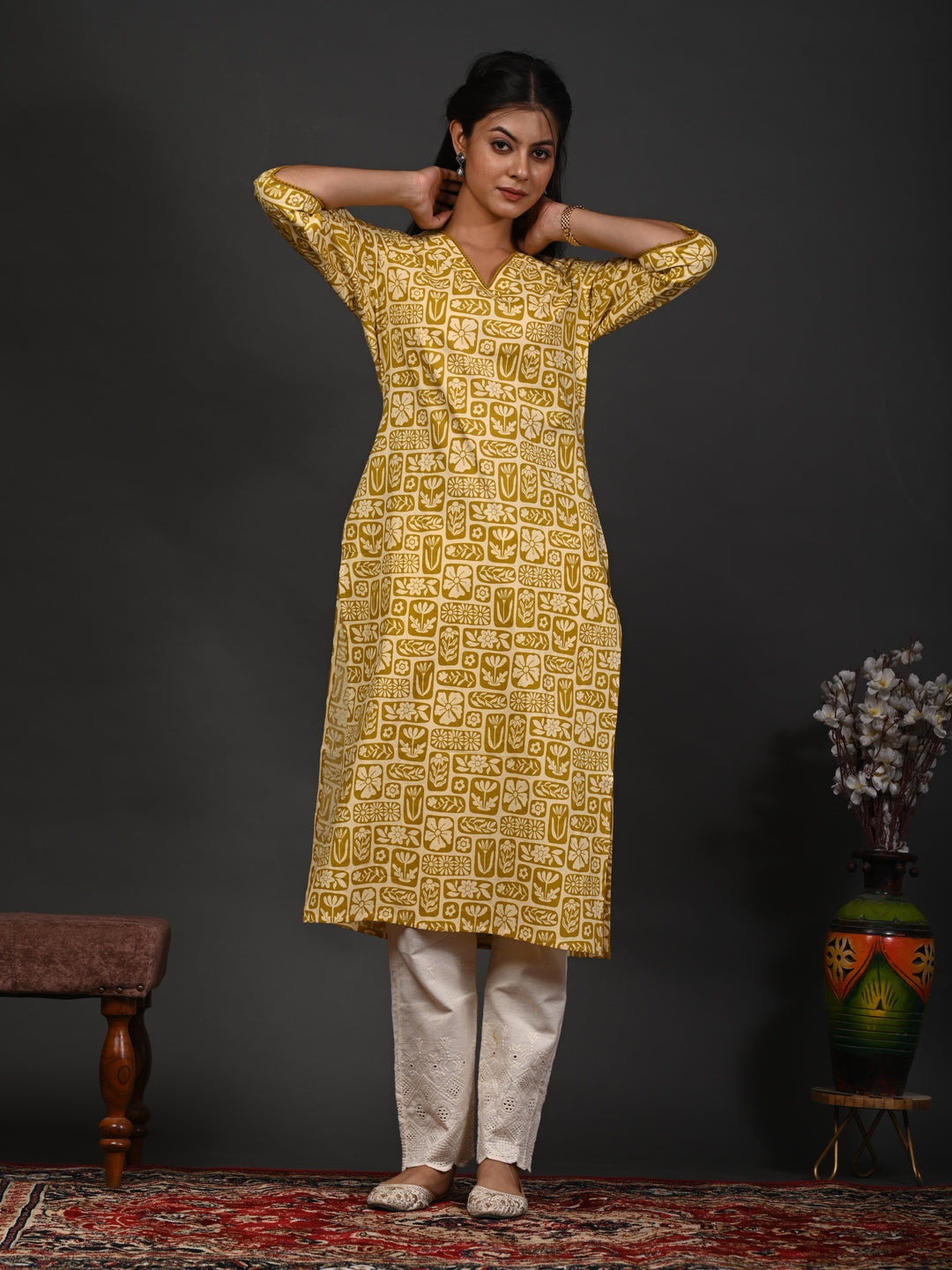 Printed Cottton Kurta