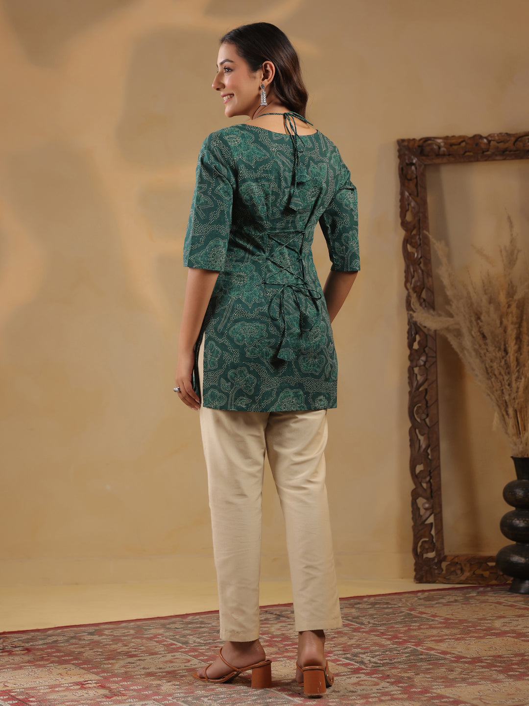 Printed Cotton Kurti For Women