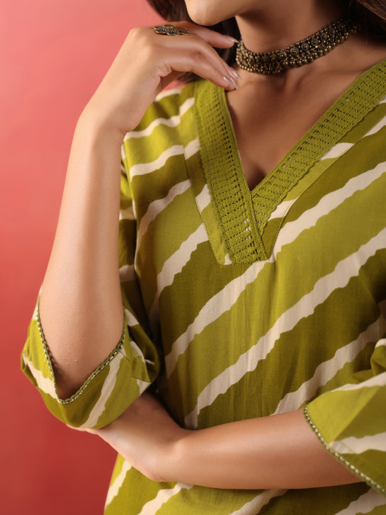 Straight Printed Cotton Kurtas