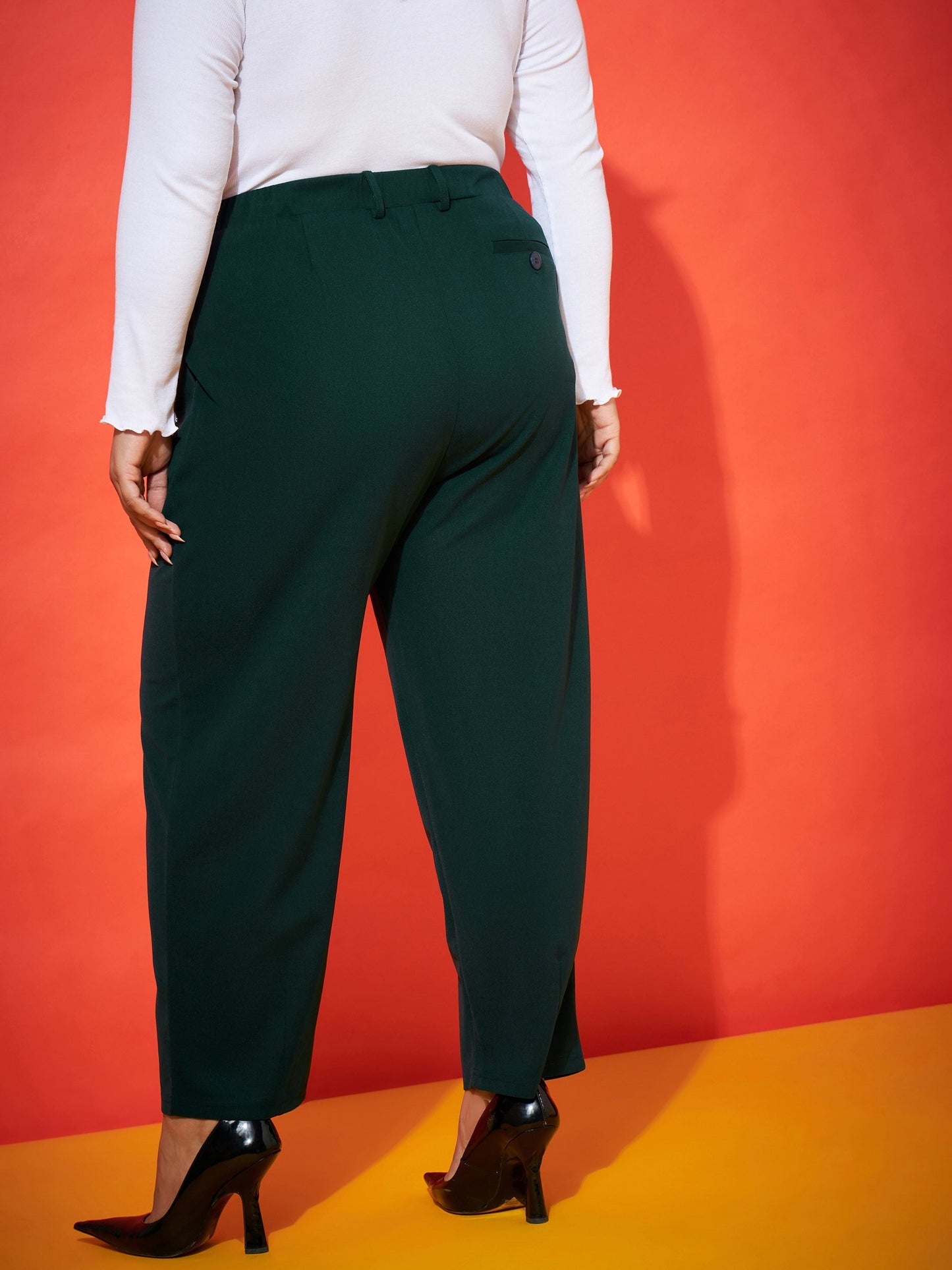 Emerald Balloon Fit Pants
