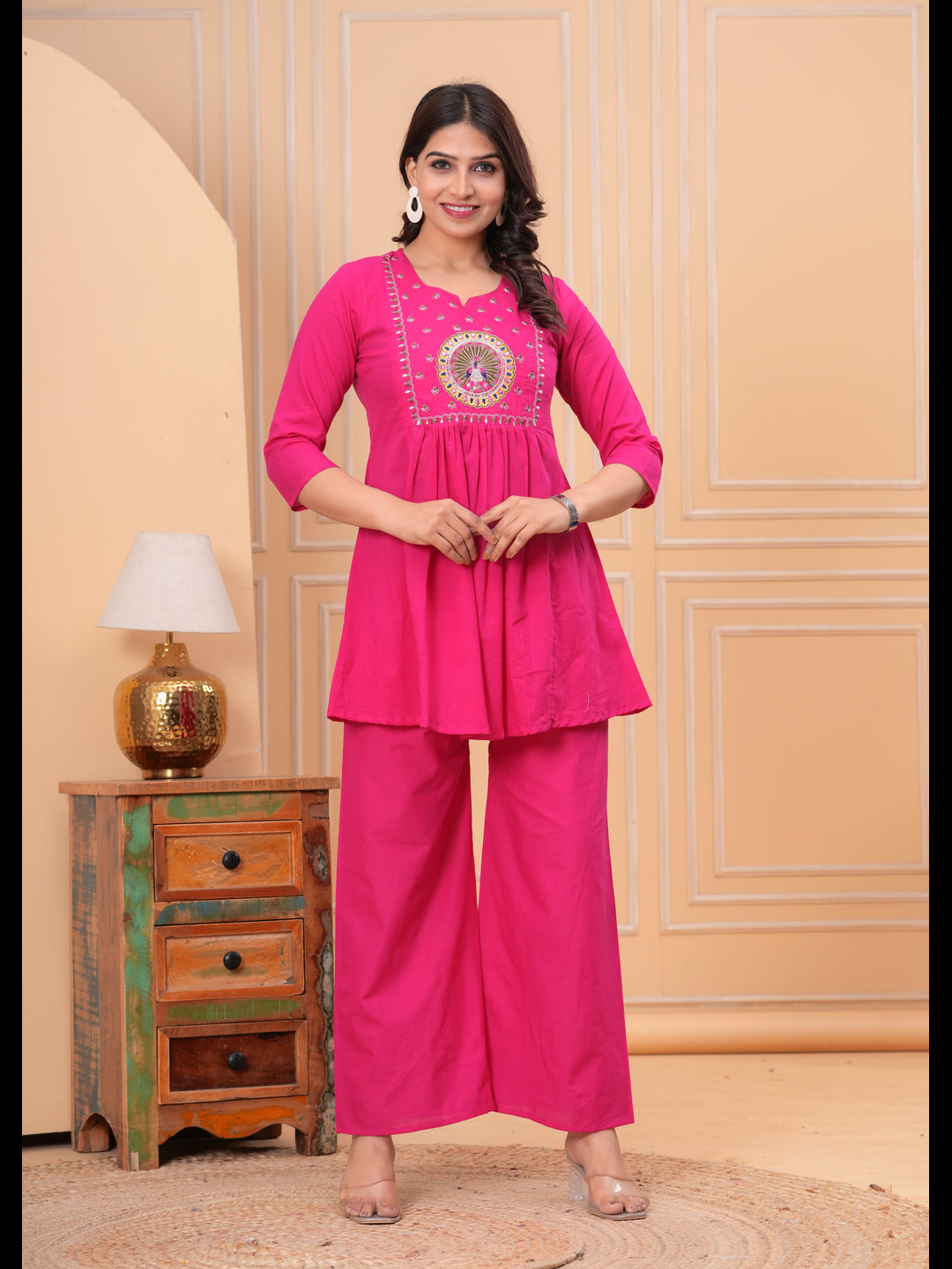 Pink Embellished Co-Ord Sets