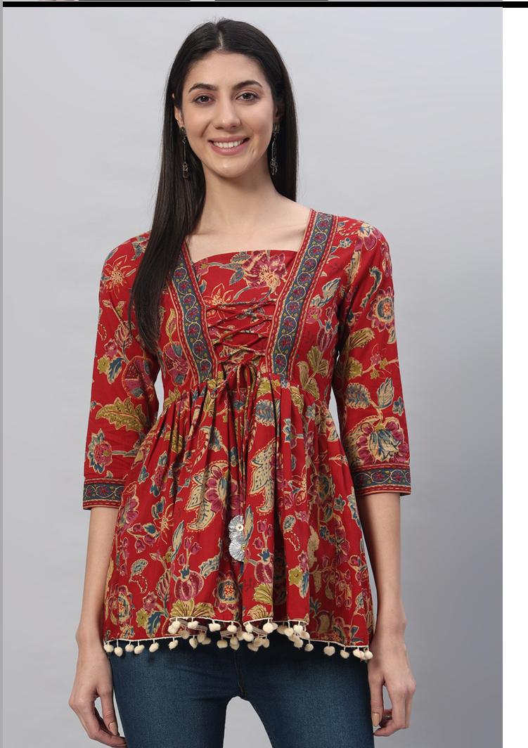 Printed Cotton Top