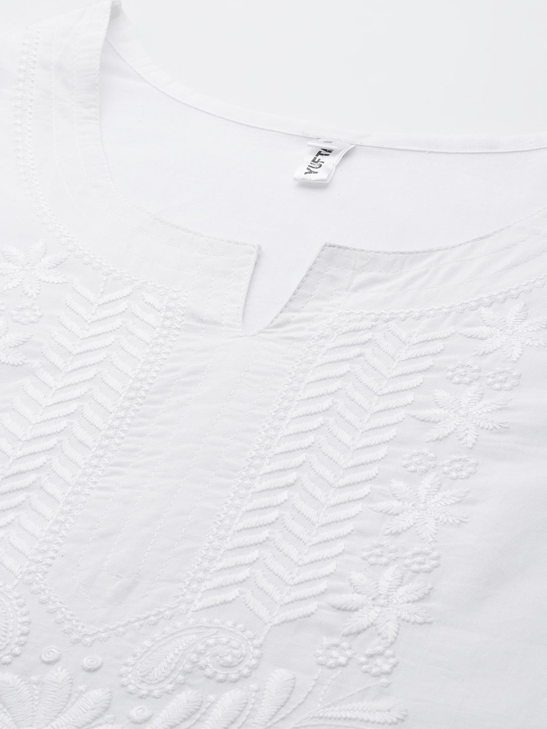 Embroidered Cotton Kurta