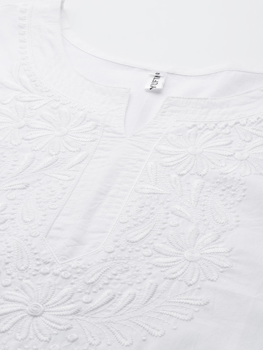 Embroidered Cotton Kurta