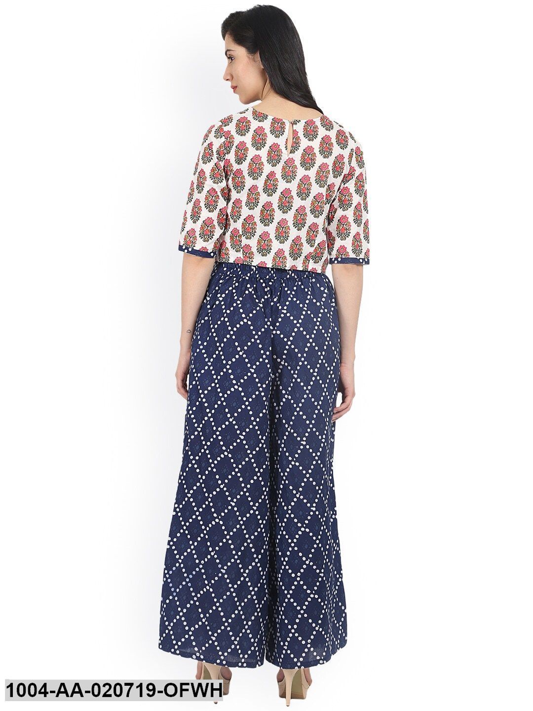 Printed Top with Palazzos