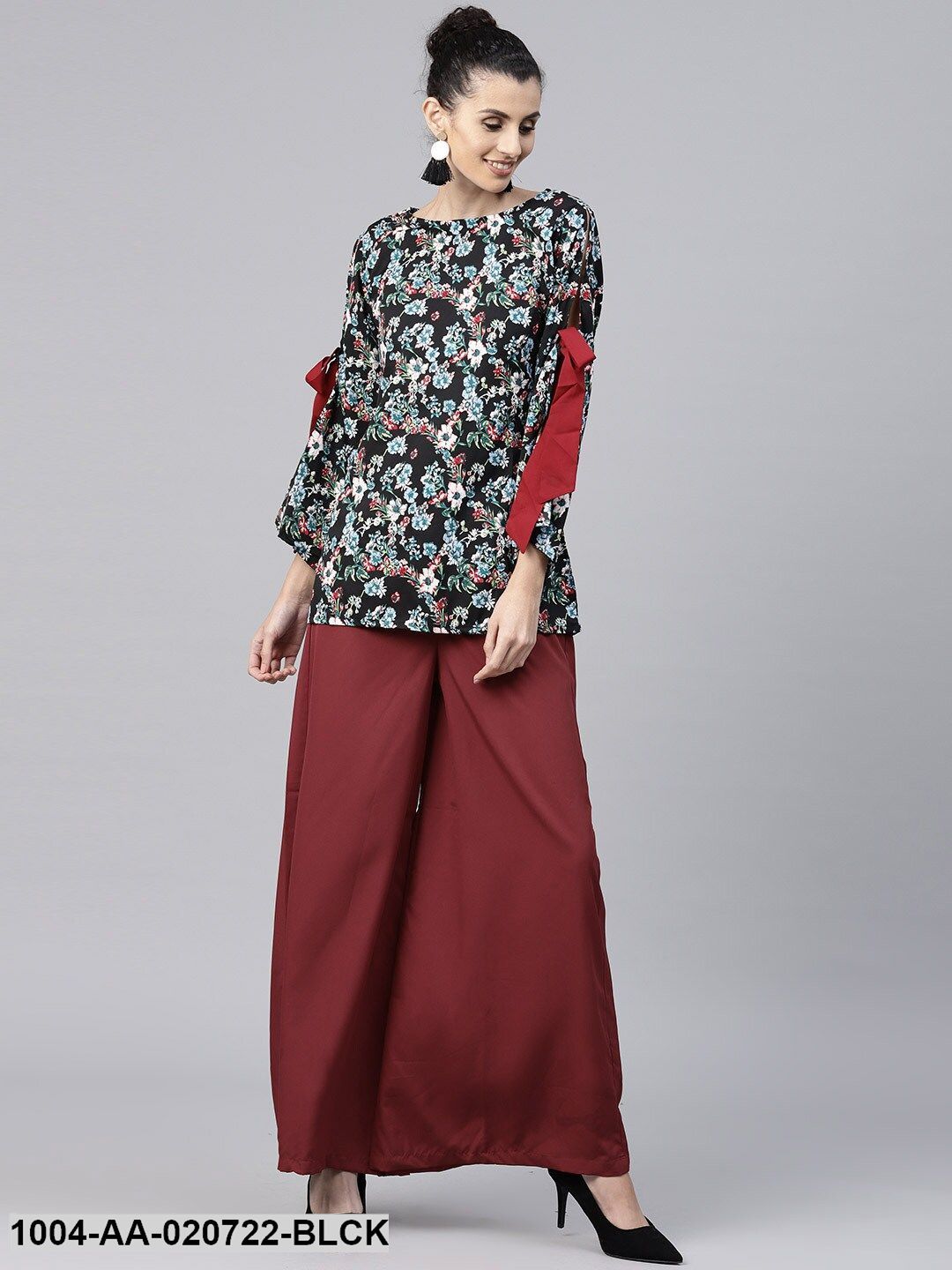 Printed Top with Palazzos