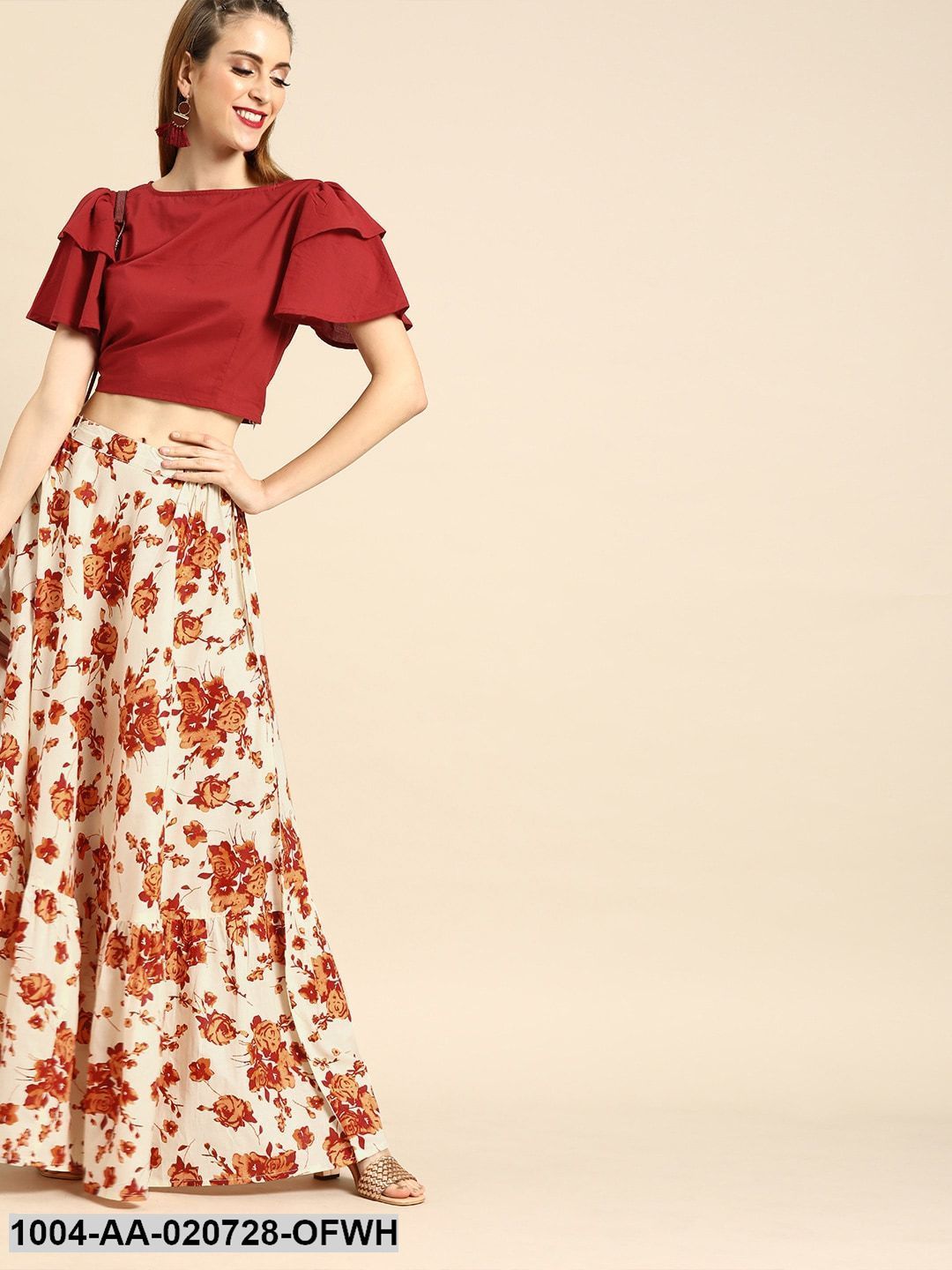 Solid Top with Skirt