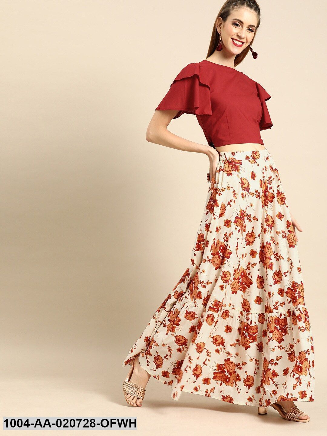 Solid Top with Skirt