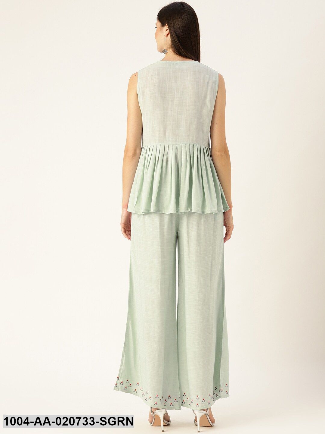 Top with Palazzos & Shrug