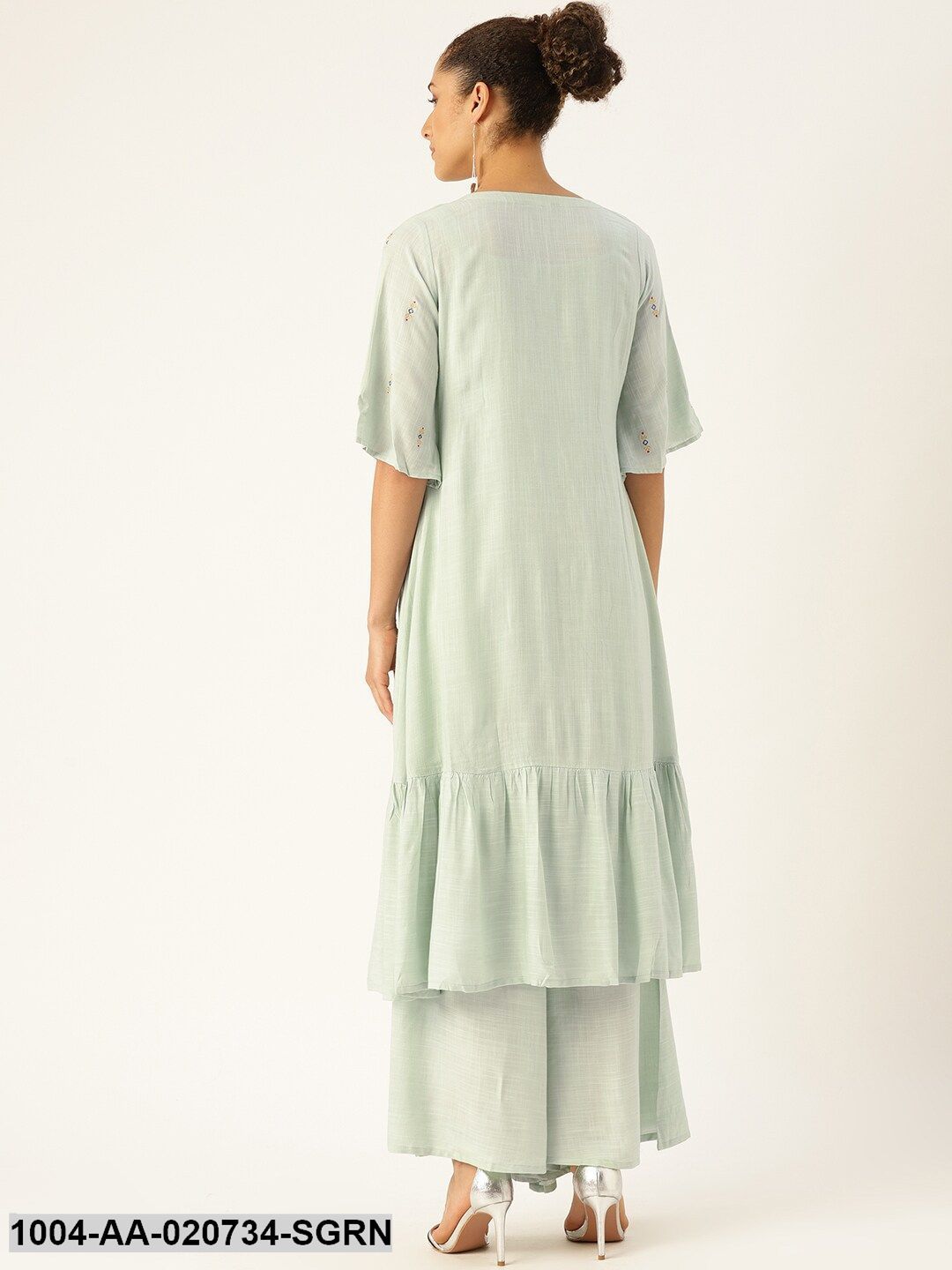 Top with Palazzos & Shrug