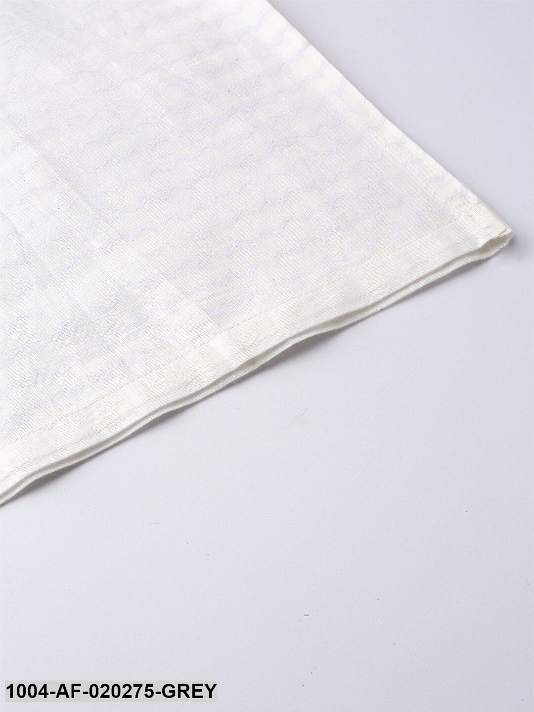 Grey & White Printed Kurta with Palazzos