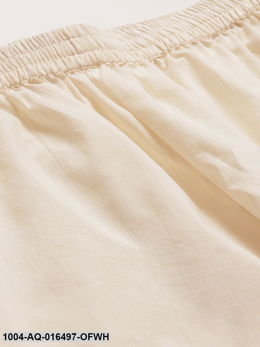 Off white solid trouser