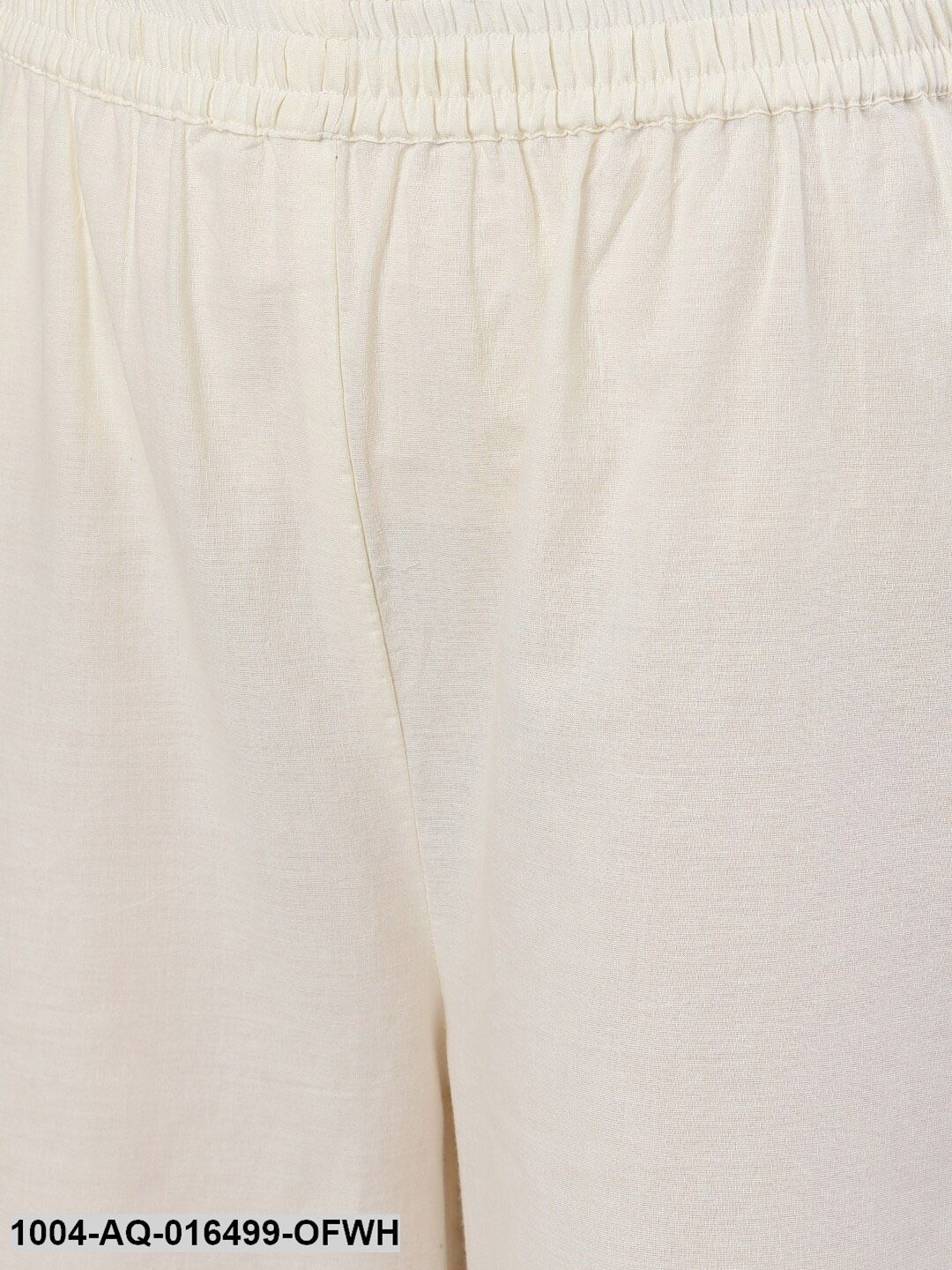 Off White Trouser with border print