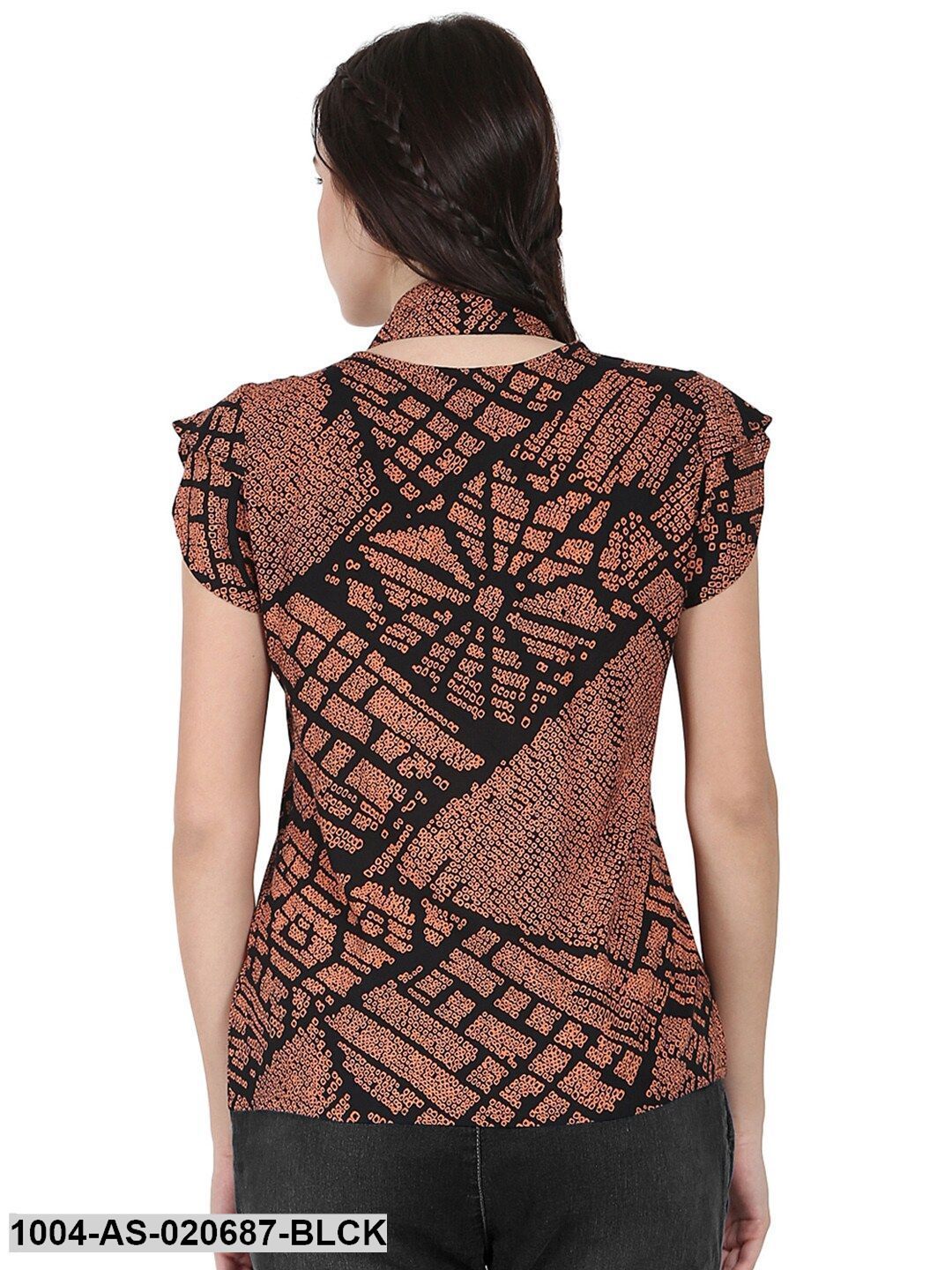 Black & Brown Printed Tunic