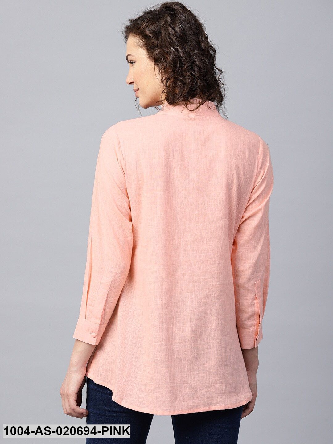 Pink Solid Tunic
